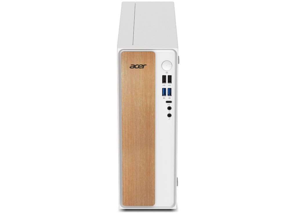 Komputer ACER Aspire XC101-13H5U i5-13420H 16GB RAM 1TB SSD Wi-Fi Windows 11 Professional prezentacja komputera na białym tle od przodu zasilacz 200 W stabilne działanie ochrona systemu przed przeciążeniem