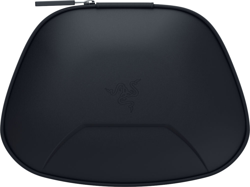 Kontroler RAZER Wolverine V3 Pro Biały prezentacja czarnego etui na białym tle wygoda w podróży akcesoria 3-metrowy kabel USB-A/USB-C transport dostęp do elementów