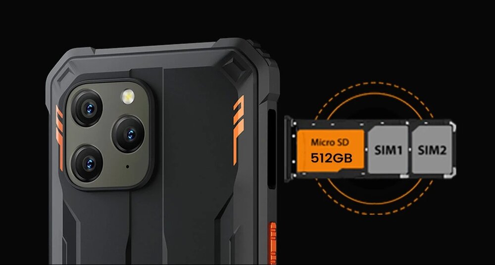 Blackview BV5300 Pro pamięć 4GB RAM 64GB ROM obsługa karty TF 512GB przechowywanie danych