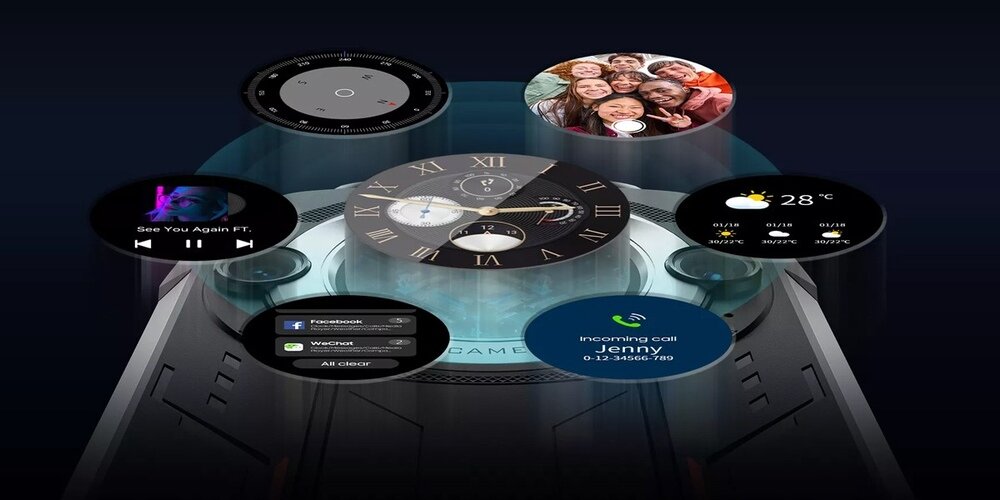 Smartfon BLACKVIEW BV9300 Pro tylny ekran okrągły wyświetlacz  IPS Full HD+ odświeżanie 12 hz ekran obraz