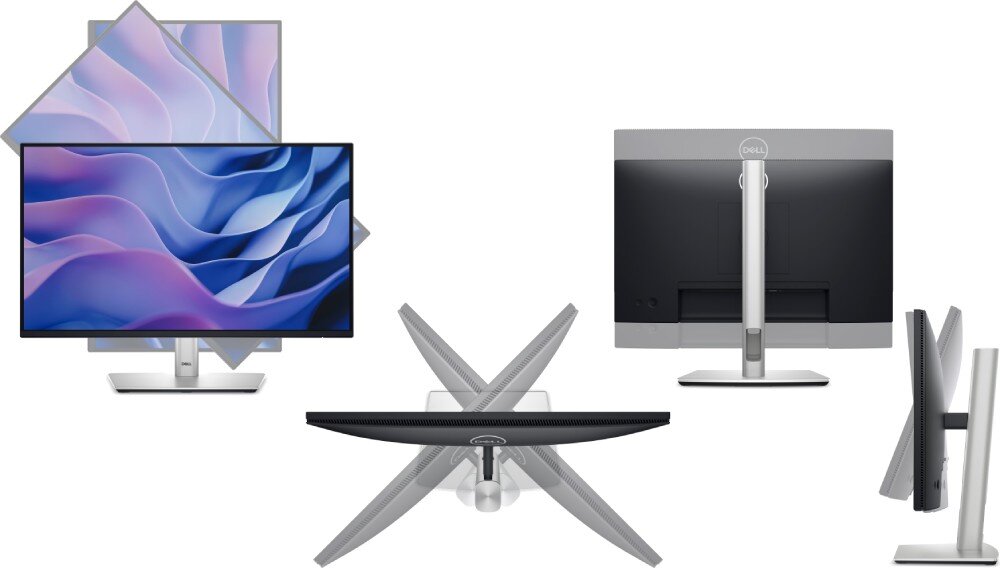 Monitor DELL P2225H 21.5 1920×1080px IPS 100Hz podstawa regulacja wysokość nachylenie pivot