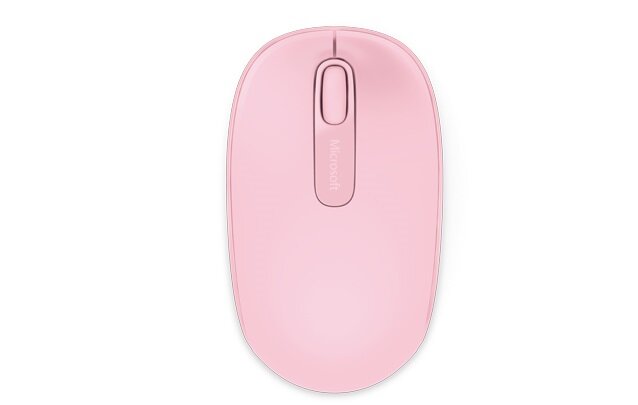 Mysz MICROSOFT Wireless Mobile Mouse 1850 - wygląd ogólny ergonomiczny kształt wygodna praca