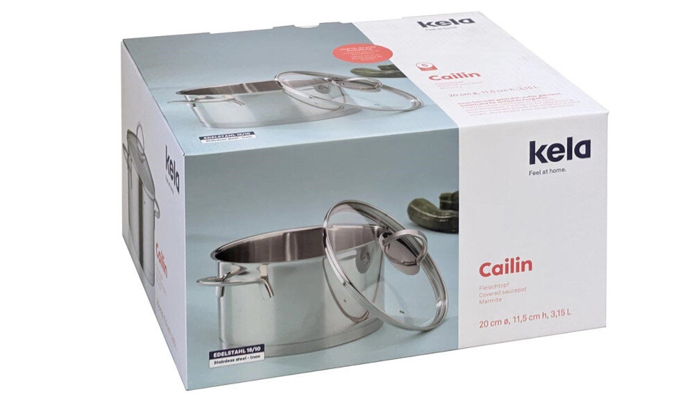 Garnek KELA Cailin KE-10959 Zawartość zestawu garnek pokrywka opakowanie