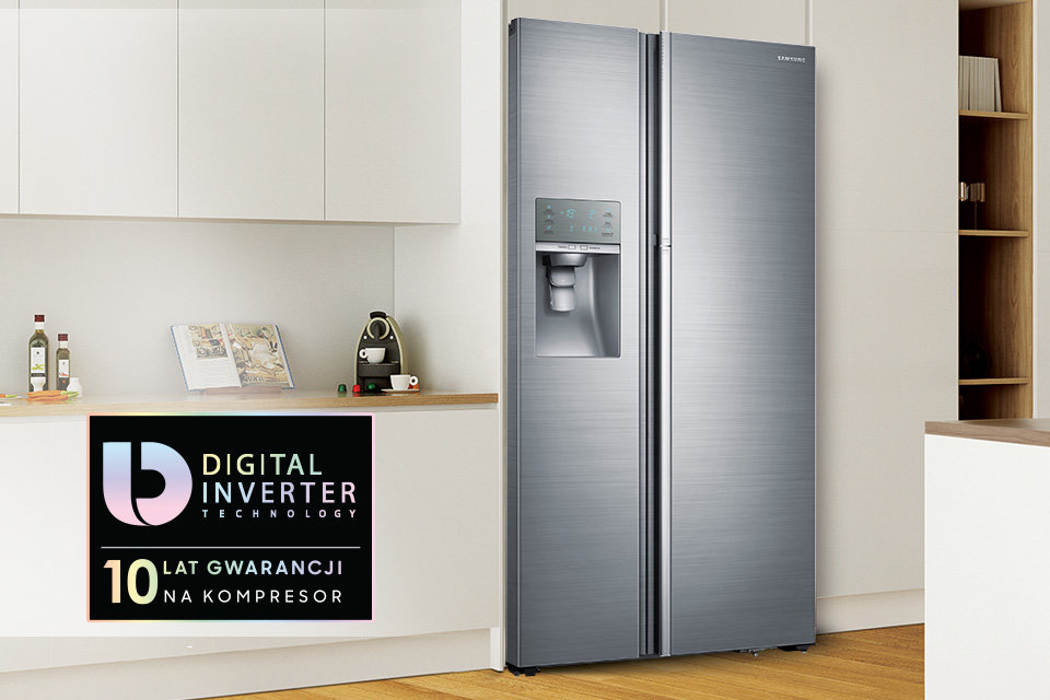 Samsung 10 lat gwarancji. Kompresor Digital Inverter