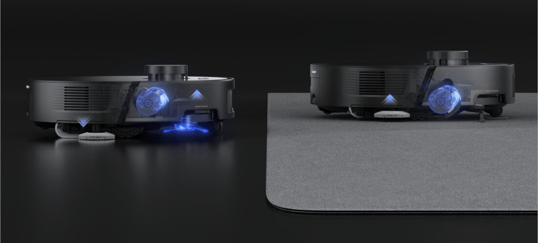 Robot sprzątający MOVA Z50 Ultra dopasowanie do powierzchni Czterostopniowy system CleanLift™ twarda podłoga miękki dywan
