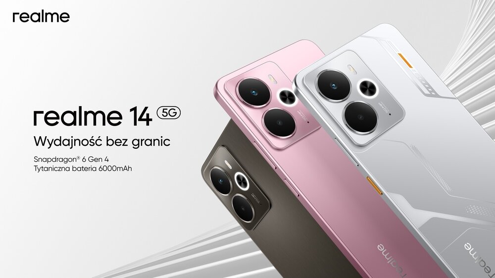 Smartfon REALME 14 5G    kv początek opisu