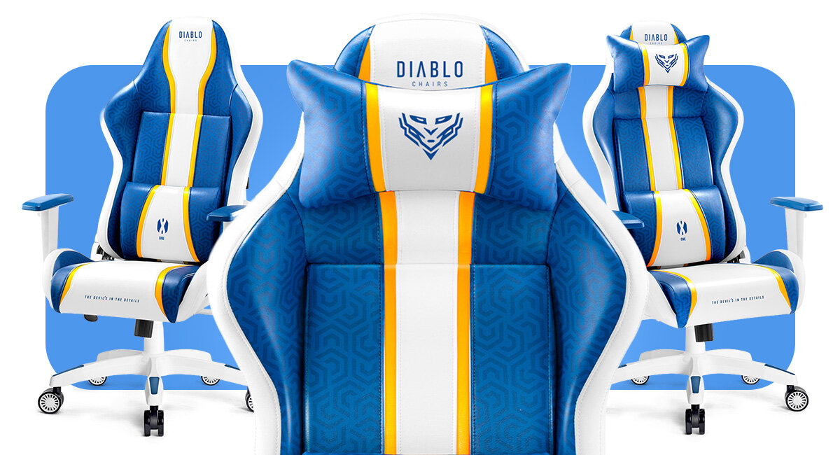 DIABLO CHAIRS X-One 2.0 Small - zbliżenie na fotel w trzech kadrach