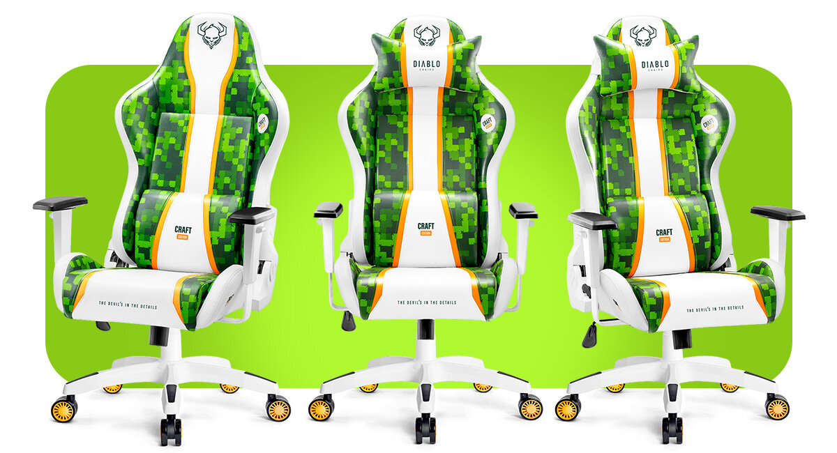 DIABLO CHAIRS X-One 2.0 Small wielogodzinnej pracy pracy, nauki i gry - fotel z trzech kadrów