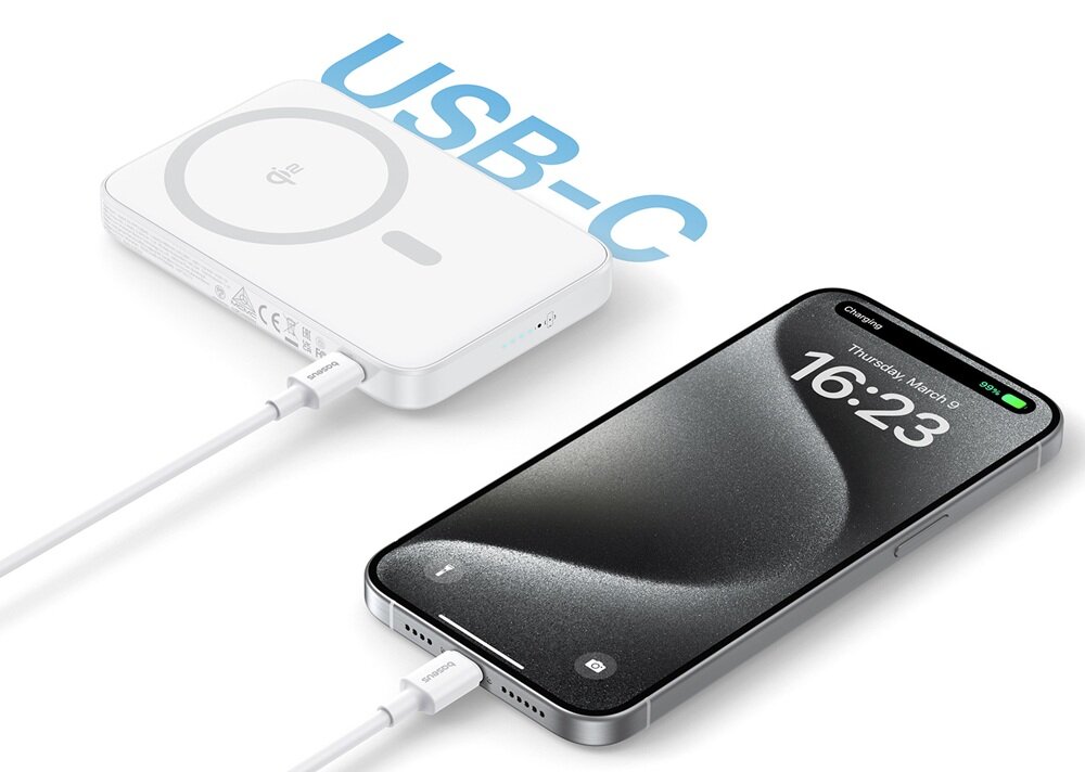 Powerbank BASEUS PicoGo ładuje smartfona
