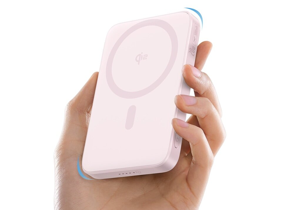 Powerbank Baseus PicoGo Qi2 w dłoni