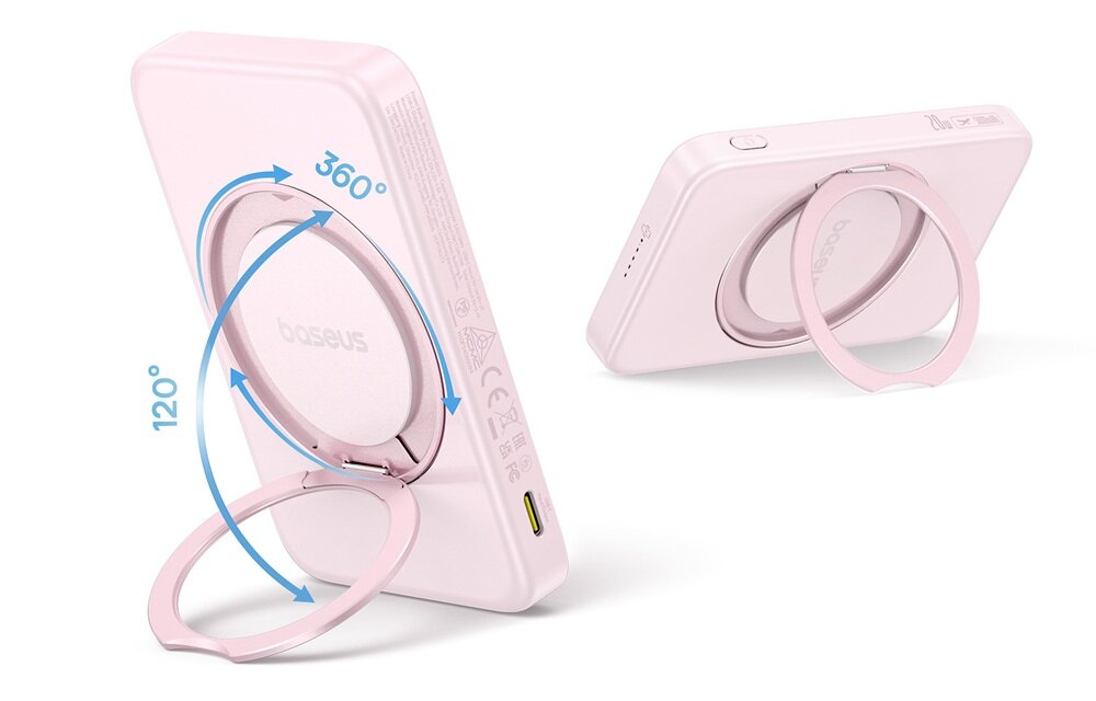 Powerbank Baseus PicoGo Qi2 ze stojakiem