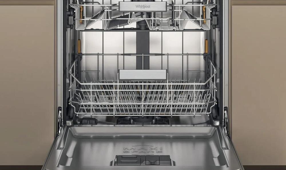 WHIRLPOOL W7I HT58 T zmywarka half load funkcje extra dry opóźniony start silent redukcja hałas antybakteryjny dezynfekcja