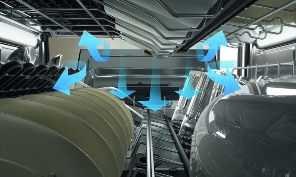 WHIRLPOOL W7I HT58 T suszenie zużycie prąd natural dry powietrze naczynia oparzenia bezpieczna temperatura automatyczne otwieranie