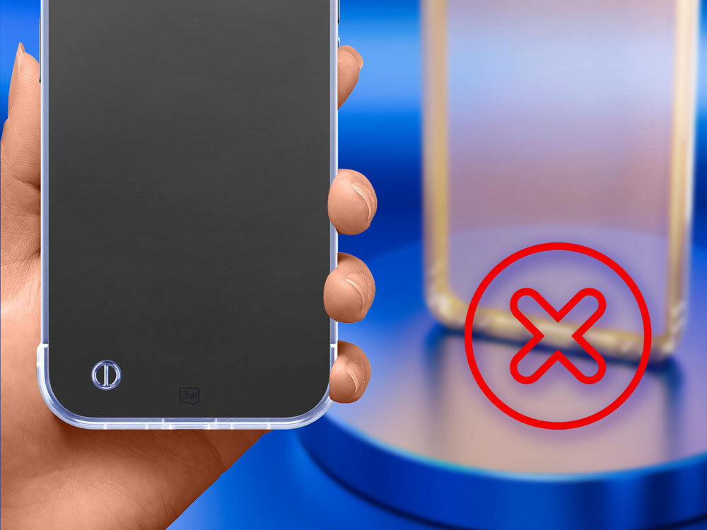 Etui 3MK Just20g Matt Case waga 20 gram certyfikat Military Grade ochrona w ekstremalnych warunkach