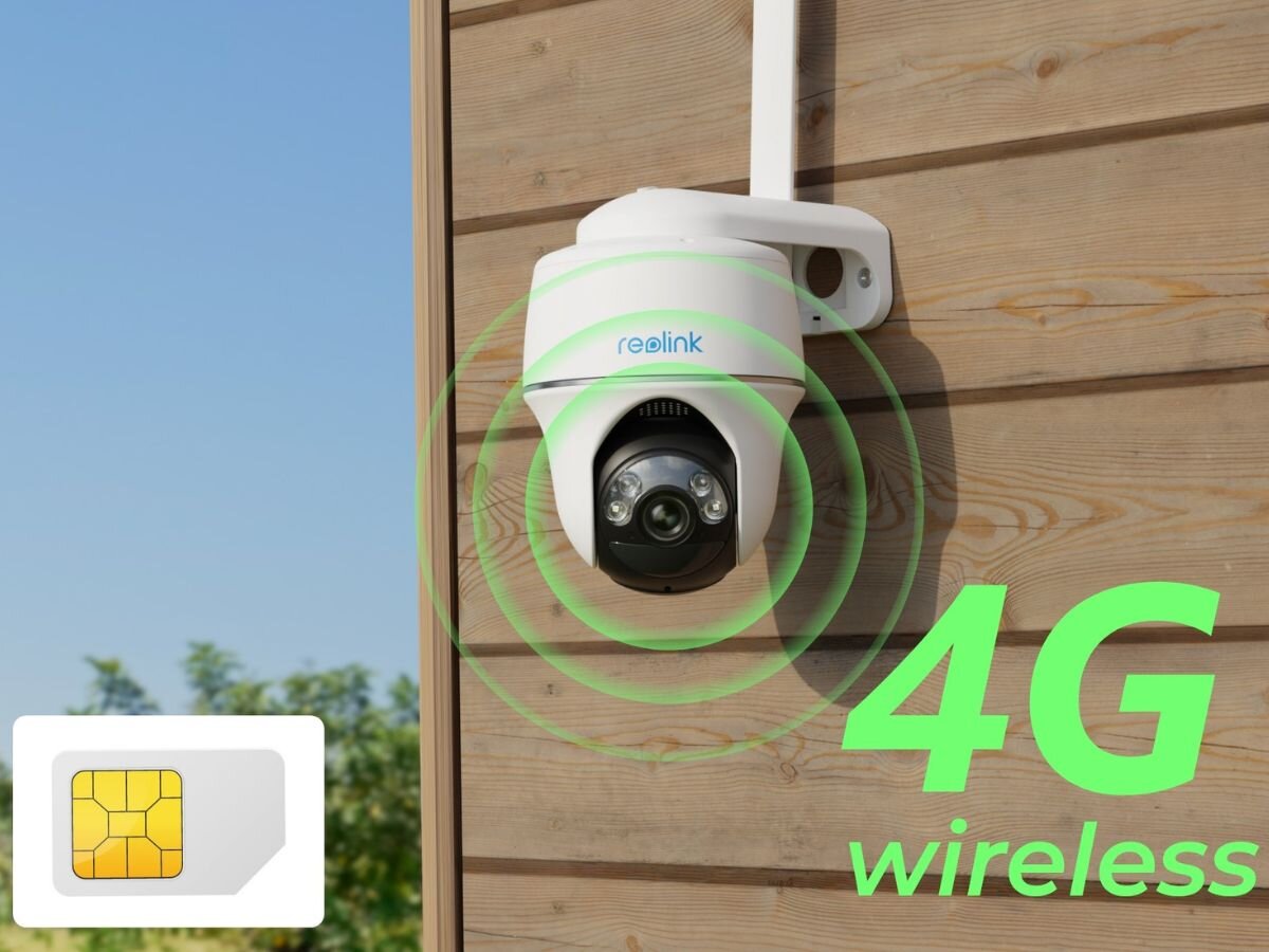 REOLINK Go Series G430 z panelem solarnym kartę SIM 355° 140° zasilane bateryjnie oraz przez energię słoneczną