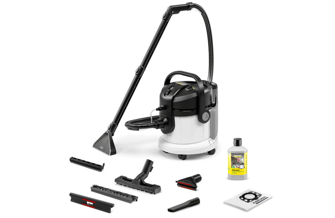 Odkurzacz piorący KARCHER SE 4 N1 1.081-155.0 zestaw akcesoria komplet wyposazenie
