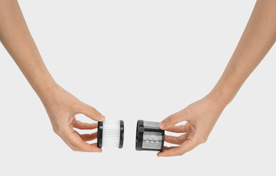 Odkurzacz KARCHER CVH 3 Plus Filter EU 1.198-356.0 Dwustopniowy filtr z drobną stalową siatką i filtrem HEPA (EN 1822:1998) Czyste powietrze higiena środowisko