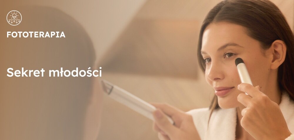 Masażer pod oczy GARETT Beauty Fresh Eye Srebrny różne długości światła, produkcja kolagenu, wygładzenie zmarszczek