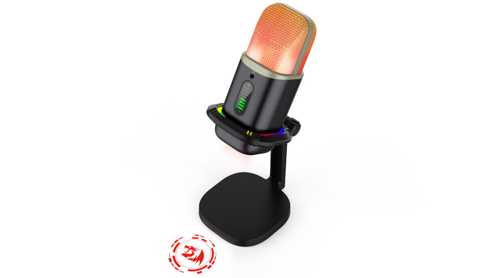 Mikrofon REDRAGON Echowave GM305 - Wyraźny dźwięk bez zakłóceń, mikrofon na białym tle