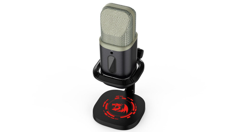 Mikrofon REDRAGON Echowave GM305 - Dźwięk w jakości studyjnej, mikrofon na białym tle