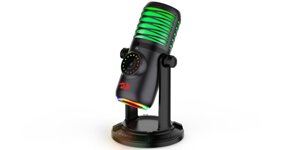 Mikrofon REDRAGON Stellaris GM306 - Styl i funkcjonalność, mikrofon na białym tle