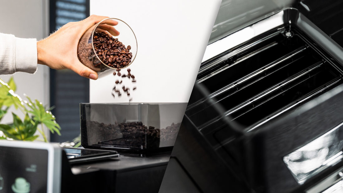 Ekspres CECOTEC Cremmaet Coffice Wydajne użytkowanie pojemnik ziarna pojemność