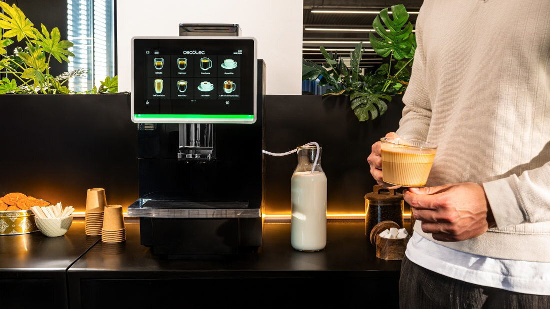 Ekspres CECOTEC Cremmaet Coffice Zbiornik na fusy pojemność opróżnianie czas komfort