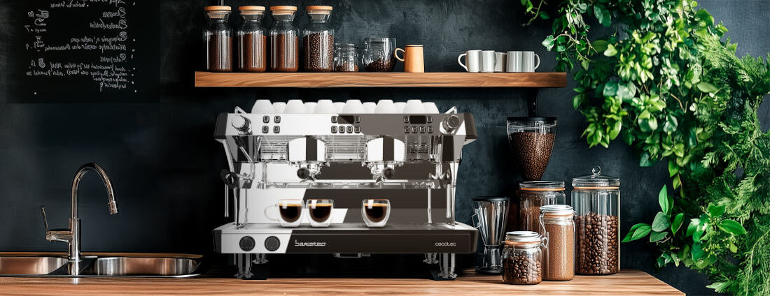 Ekspres CECOTEC Baristeo Mattina wygląd design prezentacja wizualizacja Na wyciągnięcie ręki