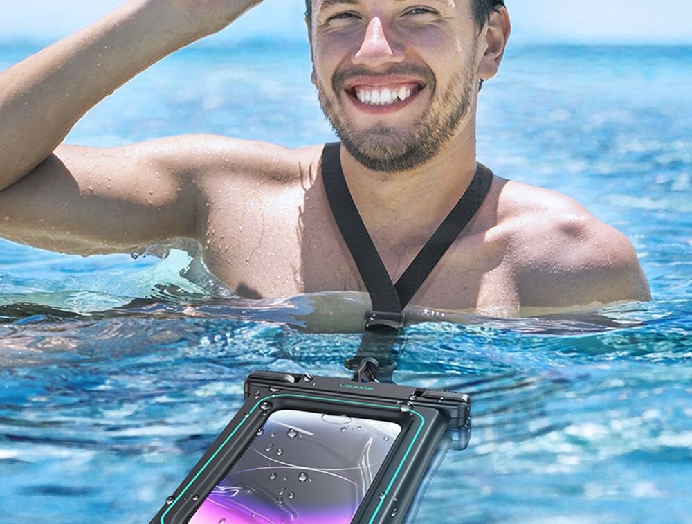 USAMS Etui Wodoodporne 6.7 cala IP68 ochrona przed wodą i kurzem na wakacje