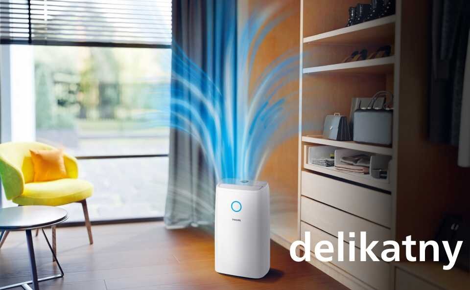 Pokazane jak Osuszacz Philips osusza powietrze Pokazane jak Osuszacz Philips osusza powietrze