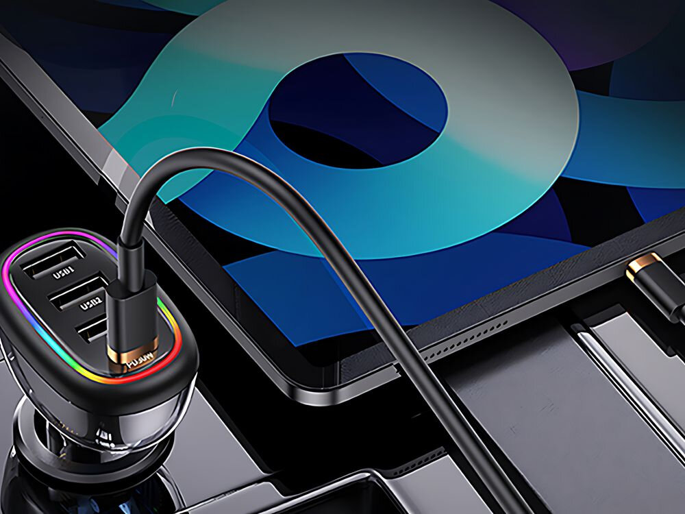 USAMS C34 Przeźroczysty design komponentów elektronicznych podświetleniu RGB