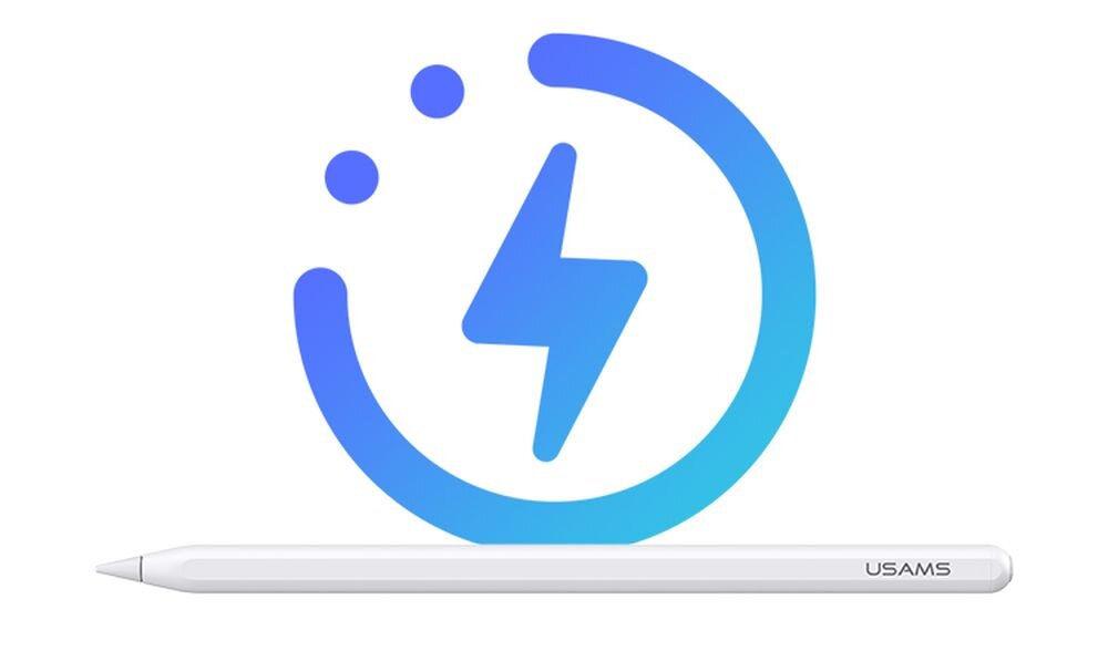 USAMS Active Touch Pen US-ZB254 magnetyczne ładowanie kompatybilność z iPad poziom baterii