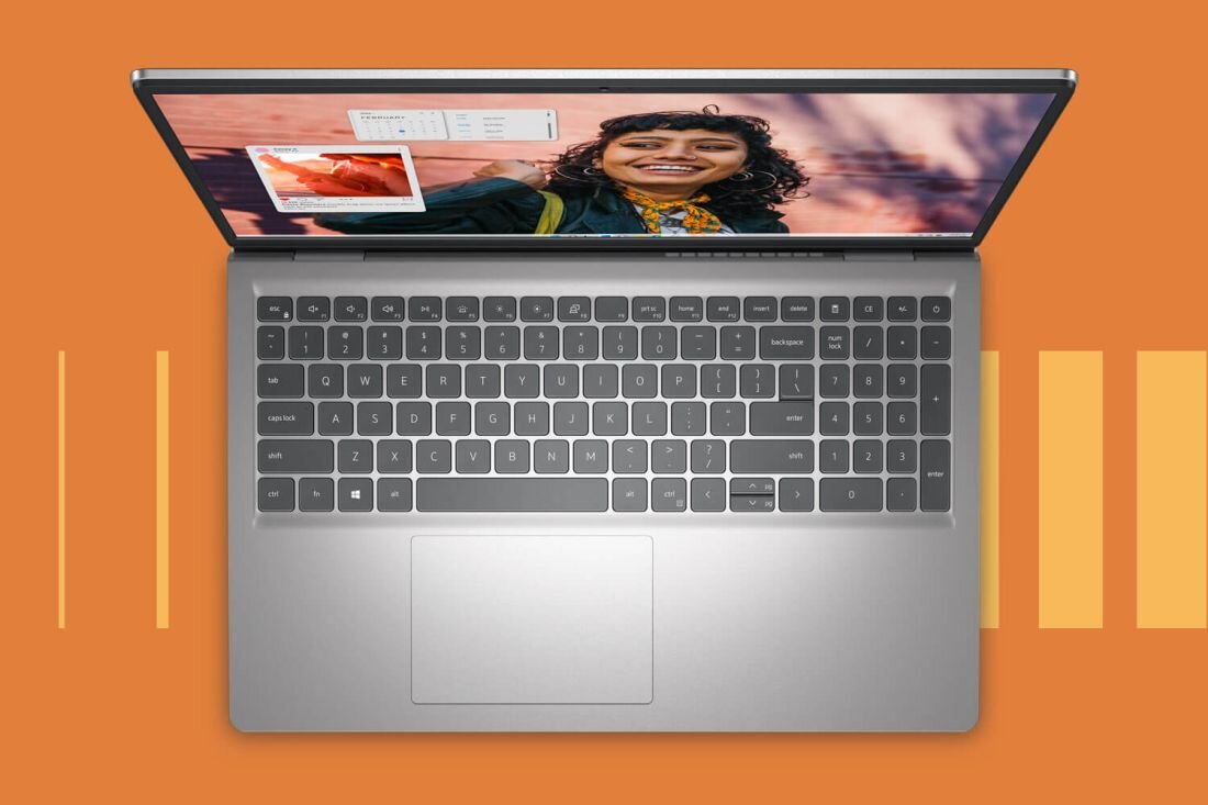 Ekran laptopa DELL Inspiron 3530 z widokiem na zdjęcie dziewczyny. - proces Intel, Zintegrowana karta graficzna