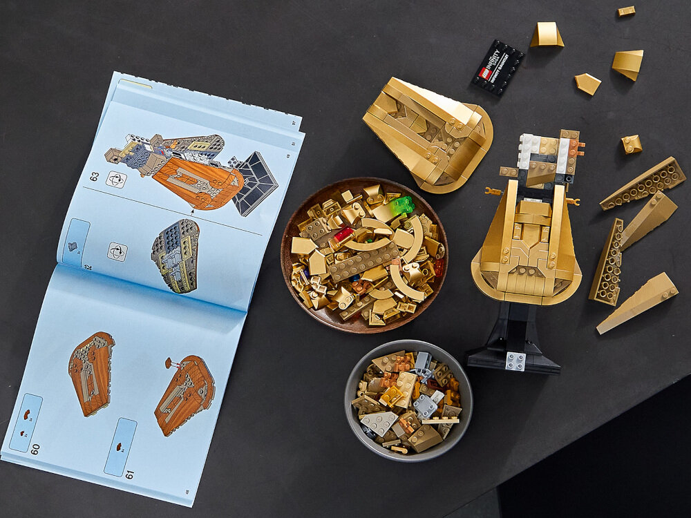 LEGO Marvel Rękawica Nieskończoności 76191 proste instrukcje wysokiej jakości dla dorosłych fascynujące modele kolekcjonerskie do zbudowania