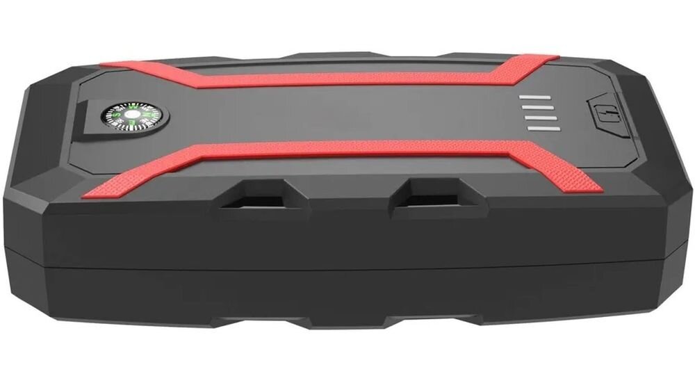 Urządzenie rozruchowe EXTRALINK Jump 2 czytelne porty wejścia wyjścia intuicyjna obsługa kable rozruchowe, urzadzenie na białym tle