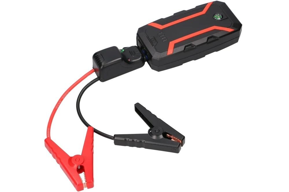 Urządzenie rozruchowe EXTRALINK Jump 2 wielofunkcyjne starter powerbank latarka LED kompas do podróży, urzadzenie na białym tle