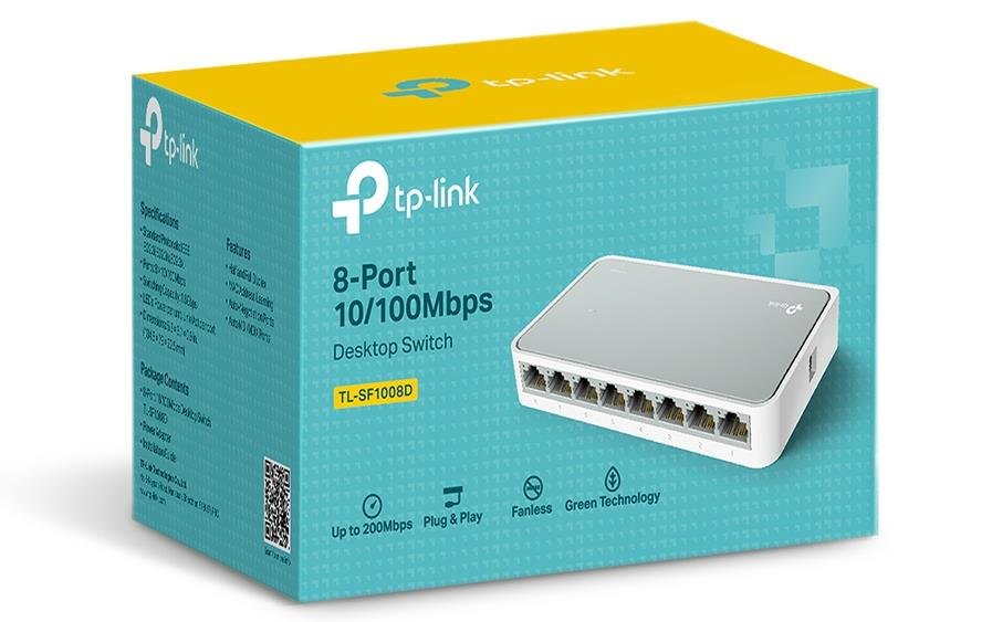 Switch TP-LINK TL-SF1008D - Prosta obsługa