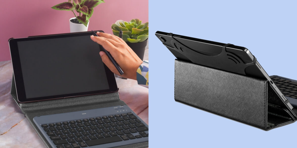 Etui HAMA Travel 500 Uniwersalne 7-11 cali Czarny Klawiatura Kompatybilna z 3 systemami