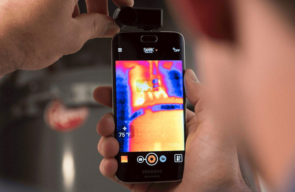 Kamera termowizyjna SEEK THERMAL Compact XR Android USB-C (CT-AAA) kompatybilność podłączenie system złącze zasilanie aplikacja zdjęcia nagrania format