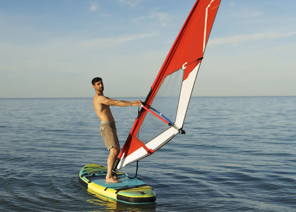 Deska SUP BESTWAY Hydro Force Freesoul 2w1 Set 73142 340 x 89 x 15 cm osoba pływ na desce po wodzie Antypoślizgowa powierzchnia pewne oparcie stóp Szerokość 89 cm długość 340 cm Wyporność do 480 l maksymalne obciążenie do 160 kg