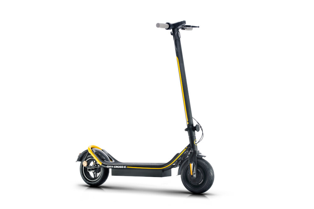 Hulajnoga elektryczna DUCATI Scrambler City Cross-e podwójna lampa przednia 3 tryby jazdy eko standard sport 3,5-calowy wyświetlacz LED