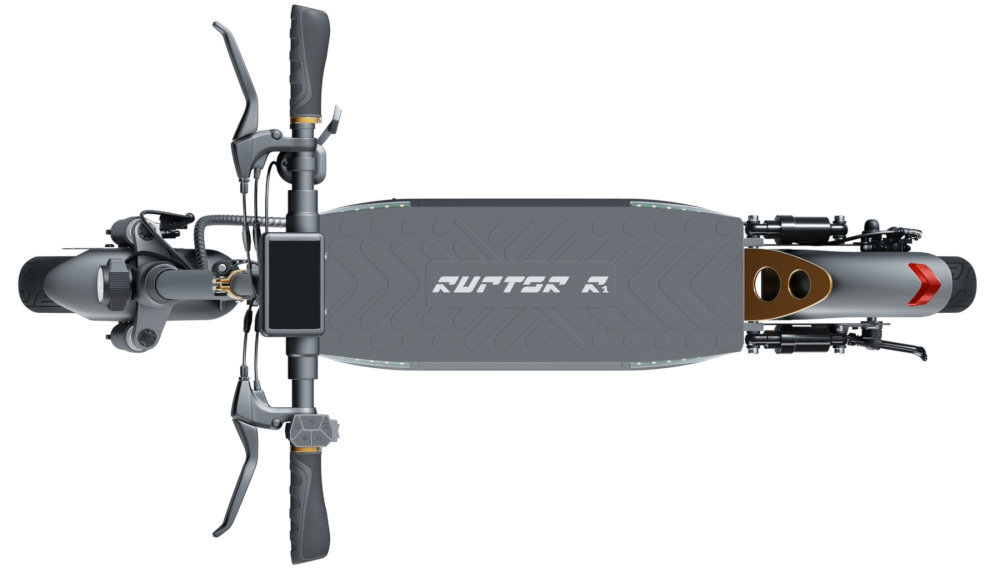 HULAJNOGA ELEKTRYCZNA RUPTOR R12 CZARNA stabilnosc podczas jazdy