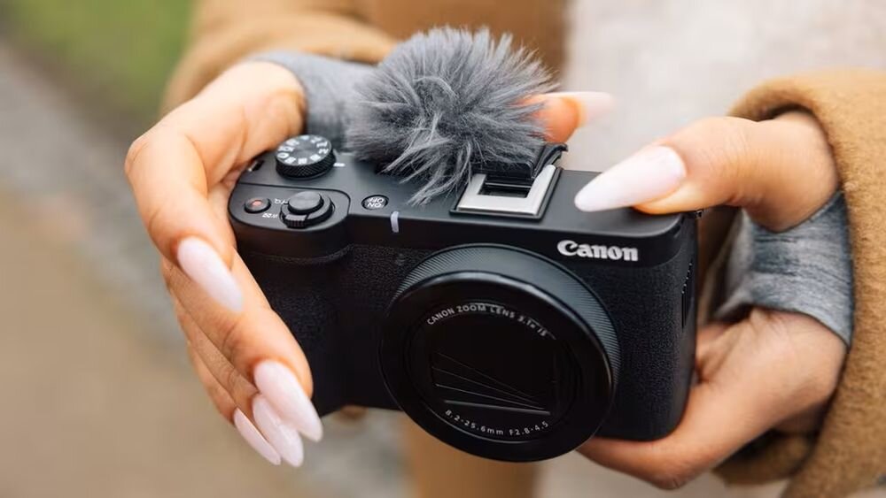 Canon PowerShot V1 kamera kompaktowa do vlogowania 4K wbudowany obiektyw duża matryca