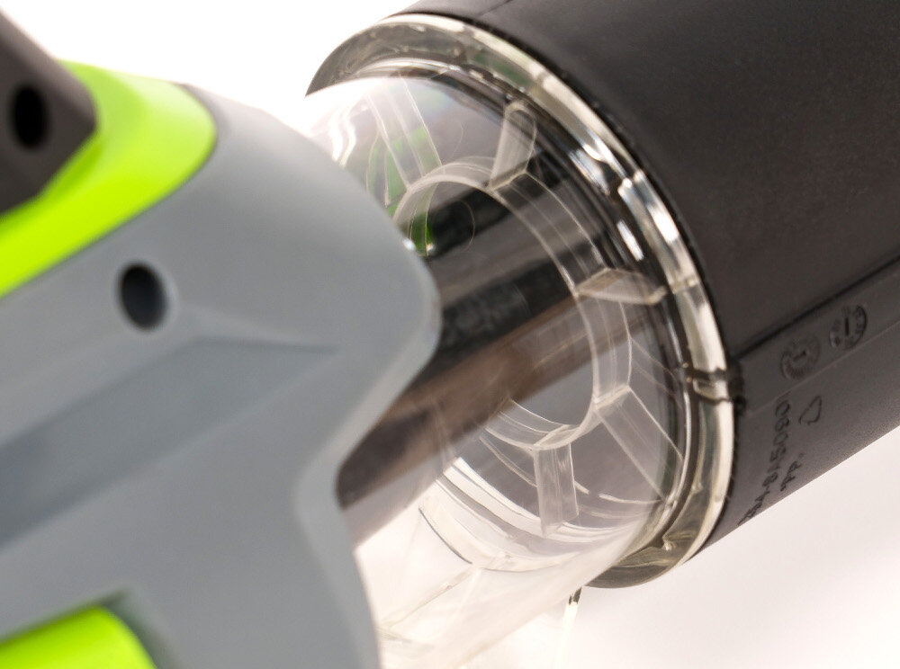 Dmuchawa do liści akumulatorowa NAC 20V BB20-B40-S Aku 4.0Ah zbliżenia na wirnik silnik szczotkowy o mocy znamionowej 42 W praca w zakresie 13000–16000 obr./min stała siła wydmuchu skuteczne działanie równomierny przepływ powietrza