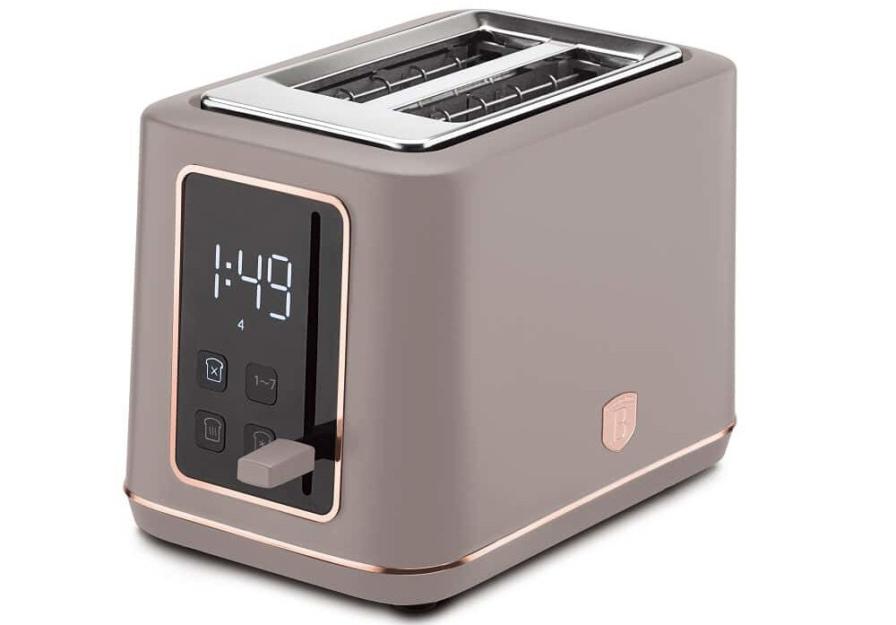 Toster BERLINGER HAUS BH-9664 Taupe zdjęcie lifestyle Precyzyjne opiekanie 7 poziomów opiekania