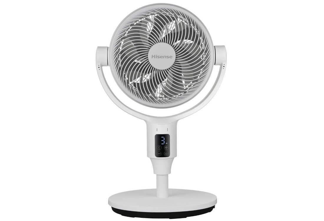 Wentylator HISENSE HCF1699DW Komfort bez przeciągów Osłona owiewki ochrona łagodny i równomierny użytkowanie korzystanie System 7- i 9-łopatkowy powietrze