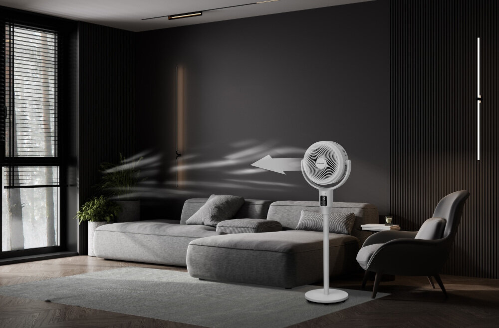 Wentylator HISENSE HCF599SW wygląd design prezentacja wizualizacja Komfort chłodzenia