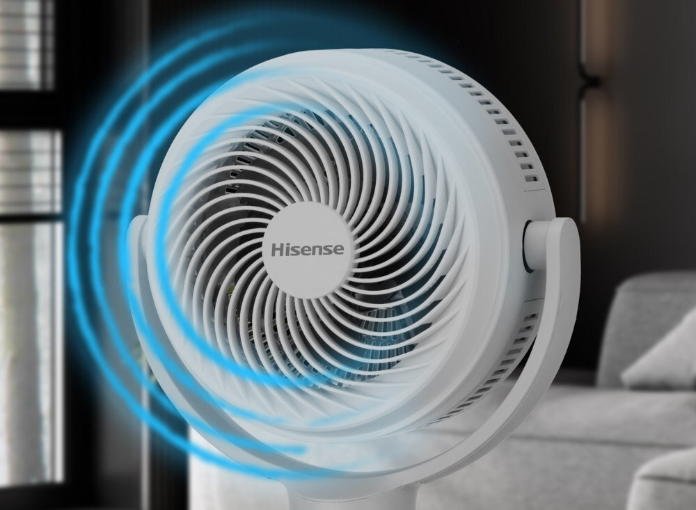 Wentylator HISENSE HCF599SW Programator czasowy timer praktyczne rozwiązanie praca