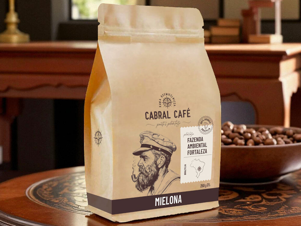 Kawa mielona CABRAL CAFE Fazenda Ambiental Fortaleza 0.25 kg (Rzemieślnicza) harmonia z naturą ekologiczna uprawa