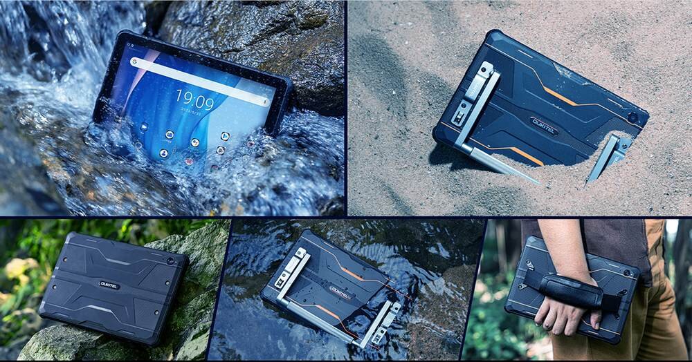 Tablet OUKITEL RT6 certyfikat wodoodporności IP68 i pyłoodporności IP69K odporność  